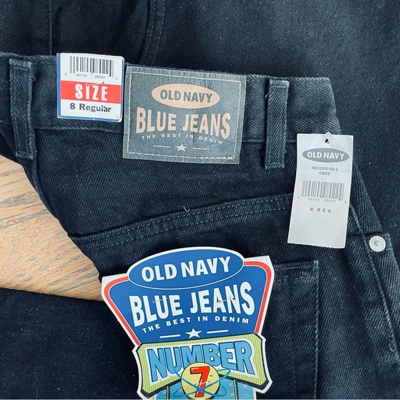 Old Navy Women's Relaxed Fit Black Jeans Size 8 - Picture 6 of 6